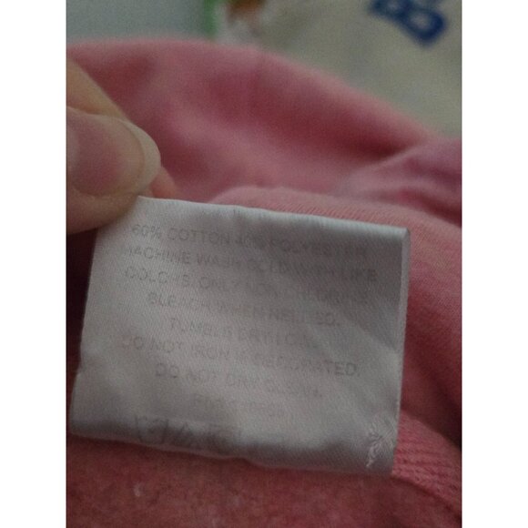 Gloomy The Naughty Grizzly Pink Hoodie With Ears Size Large Teddy Bear Anime - Picture 11 of 12